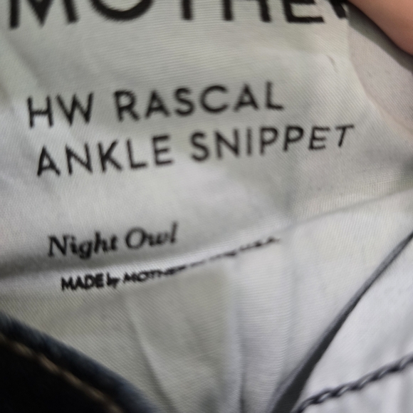 EUC Mother Rascal Ankle Snippet in Night Owl 28 - Picture 9 of 15